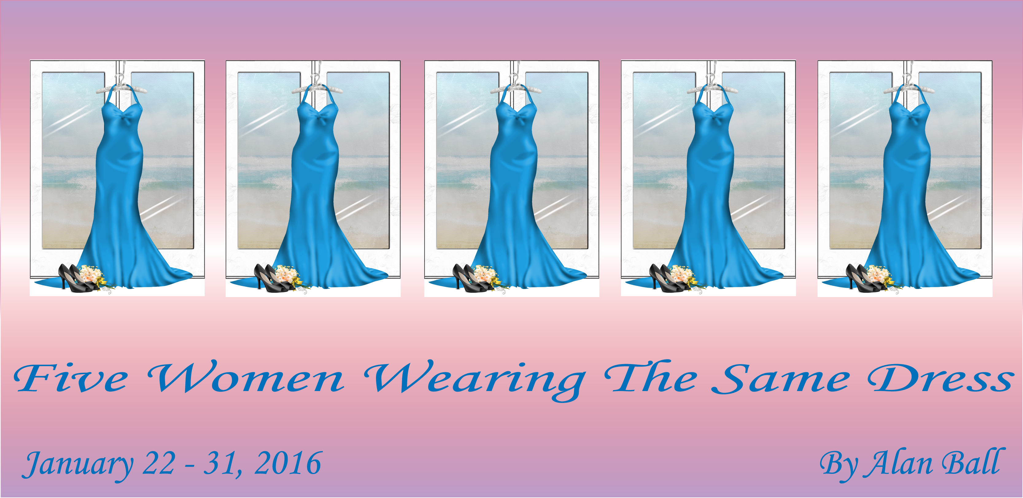 Five Women Wearing the Same Dress