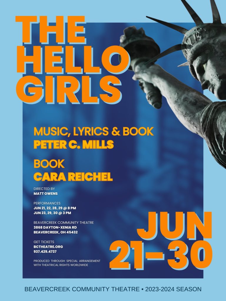 Poster for the Hello Girls show